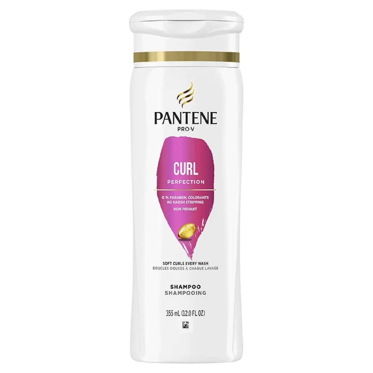 Pantene Pro-V Curl Perfection Shampoo 12 fl oz – Frizz Control & Soft Curl Definition