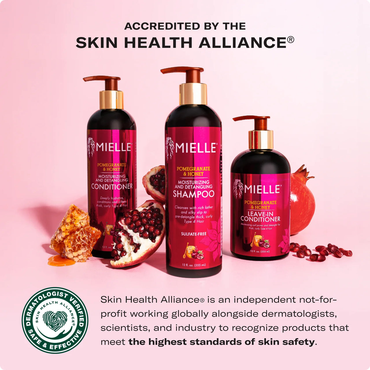 Mielle Pomegranate & Honey Curl Defining Mousse w/Hold 7.5 Fl. Oz. (222 ml)
