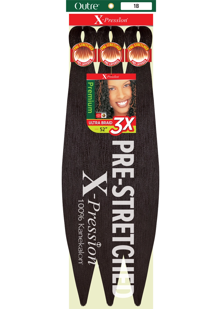 Outre X-Pression Pre-Stretched Braid 52' 3X - ANNS BEAUTY SUPPLY