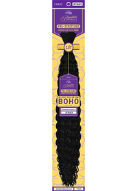 Outre Premium Purple Pack Brazilian Bundle Pre-Stretched Human Hair Blend Bulk - Dominican Curl 18