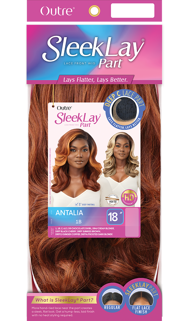Outre Synthetic Sleek Lay Part HD Transparent Lace Front Wig Antalia 18" QLSLCANT - ANNS BEAUTY SUPPLY