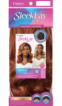 Outre Synthetic Sleek Lay Part HD Transparent Lace Front Wig Antalia 18
