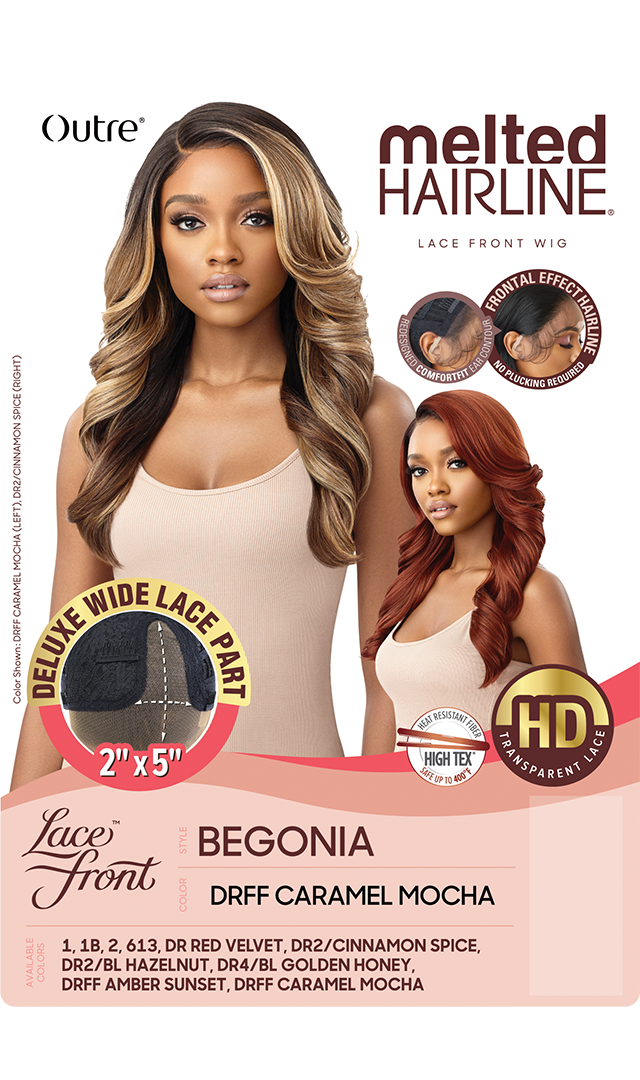 Outre Synthetic Melted Hairline HD Lace Front Wig Begonia QLMHDBEG - ANNS BEAUTY SUPPLY