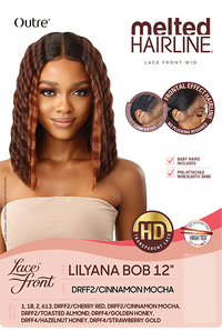 Outre Melted Hairline Collection-HD Swiss Lace Front Wig Lilyana Bob 12