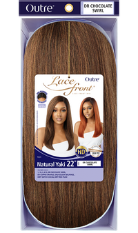 Outre HD Pre-Plucked Lace Front Wig Natural Yaki 22 - Elevate Styles