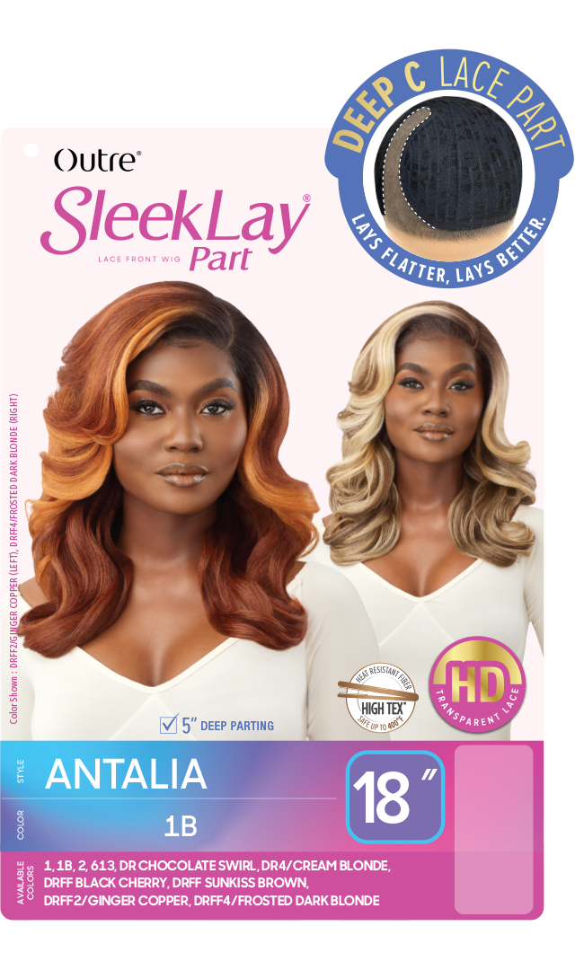Outre Synthetic Sleek Lay Part HD Transparent Lace Front Wig Antalia 18" QLSLCANT - ANNS BEAUTY SUPPLY