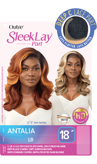 Outre Synthetic Sleek Lay Part HD Transparent Lace Front Wig Antalia 18