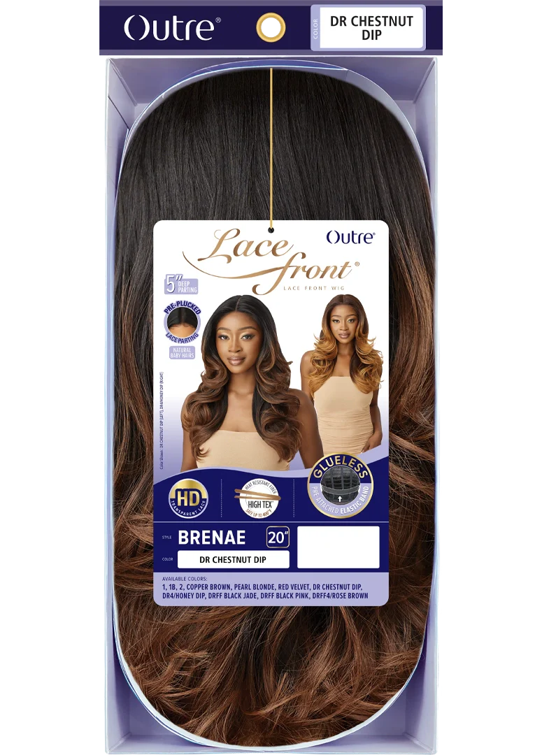 Outre Synthetic Glueless HD Transparent Lace Front Wig Brenae QLBRE - ANNS BEAUTY SUPPLY