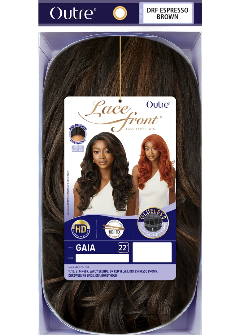 Outre Synthetic Glueless HD Transparent Lace Front Wig Gaia QLGAI * - ANNS BEAUTY SUPPLY