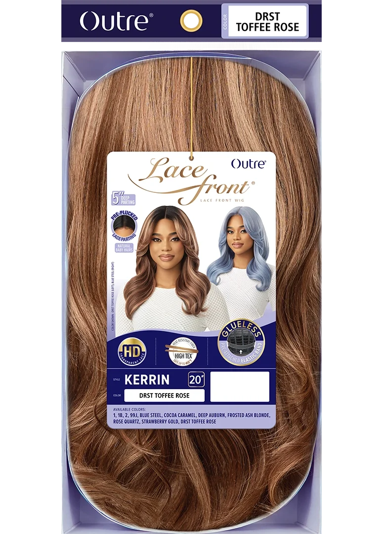 Outre Synthetic Glueless HD Transparent Lace Front Wig Kerrin QLKRN - Elevate Styles
