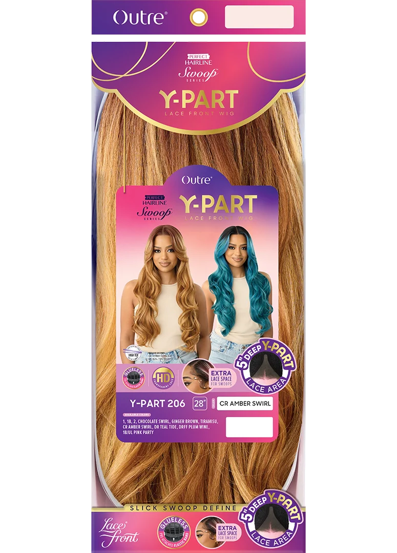 Outre Perfect Hairline Swoop Series Y-Part Frontal Lace Front Wig Y-Part 206 QLPHLSSYP206 - ANNS BEAUTY SUPPLY