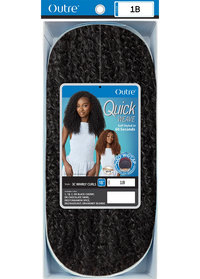 Outre Quick Weave Half Wig 3C Whirly Curls 18