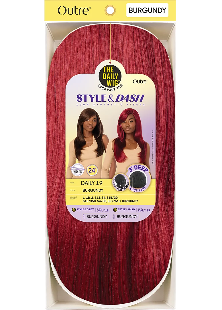 Outre The Daily Wig Style and Dash Lace Part Wig Daily 19 24 Inch QPDSDAI19 - ANNS BEAUTY SUPPLY