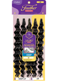Premium Purple Pack Brazilian Bundle Feather Crochet Deep 14