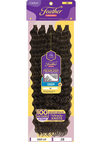 Outre Purple Pack Brazilian - Feather Crochet Deep 18