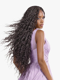 Sensationnel Premium Too Feather Crochet Water Wave 14 Inch Human Hair Blend Braiding Hair - ANNS BEAUTY SUPPLY