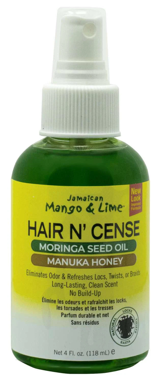 Jamaican Mango & Lime Hair N'Cense Spray Moringa Seed Oil & Manuka Honey 4 Oz - ANNS BEAUTY SUPPLY