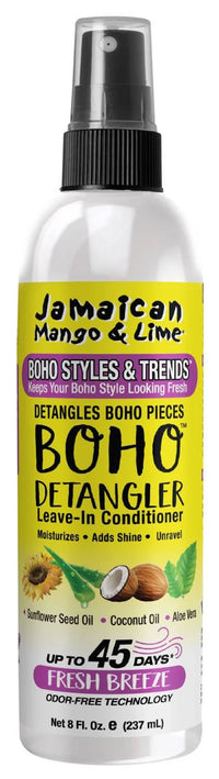 Jamaican Mango and Lime Boho Detangler Leave In Conditioner Fresh Breeze 8 oz - ANNS BEAUTY SUPPLY