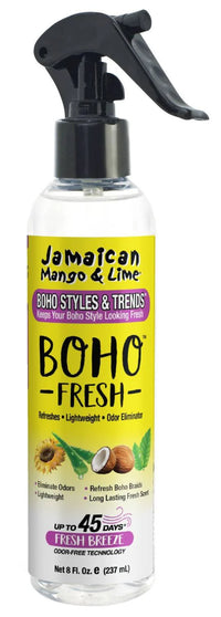 Jamaican Mango and Lime Boho Fresh Braid Refresher Spray 8oz - ANNS BEAUTY SUPPLY