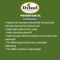 Difeel Peppermint Premium Hair Oil 2.5z - ANNS BEAUTY SUPPLY