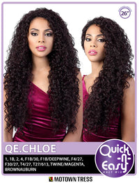 Motown Tress Quick n Easy Half Wig QE.CHLOE - ANNS BEAUTY SUPPLY