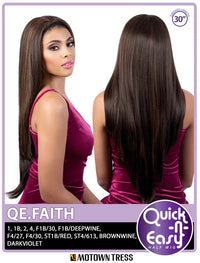 Motown Tress Quick N Easy Half Wig QE.FAITH - ANNS BEAUTY SUPPLY