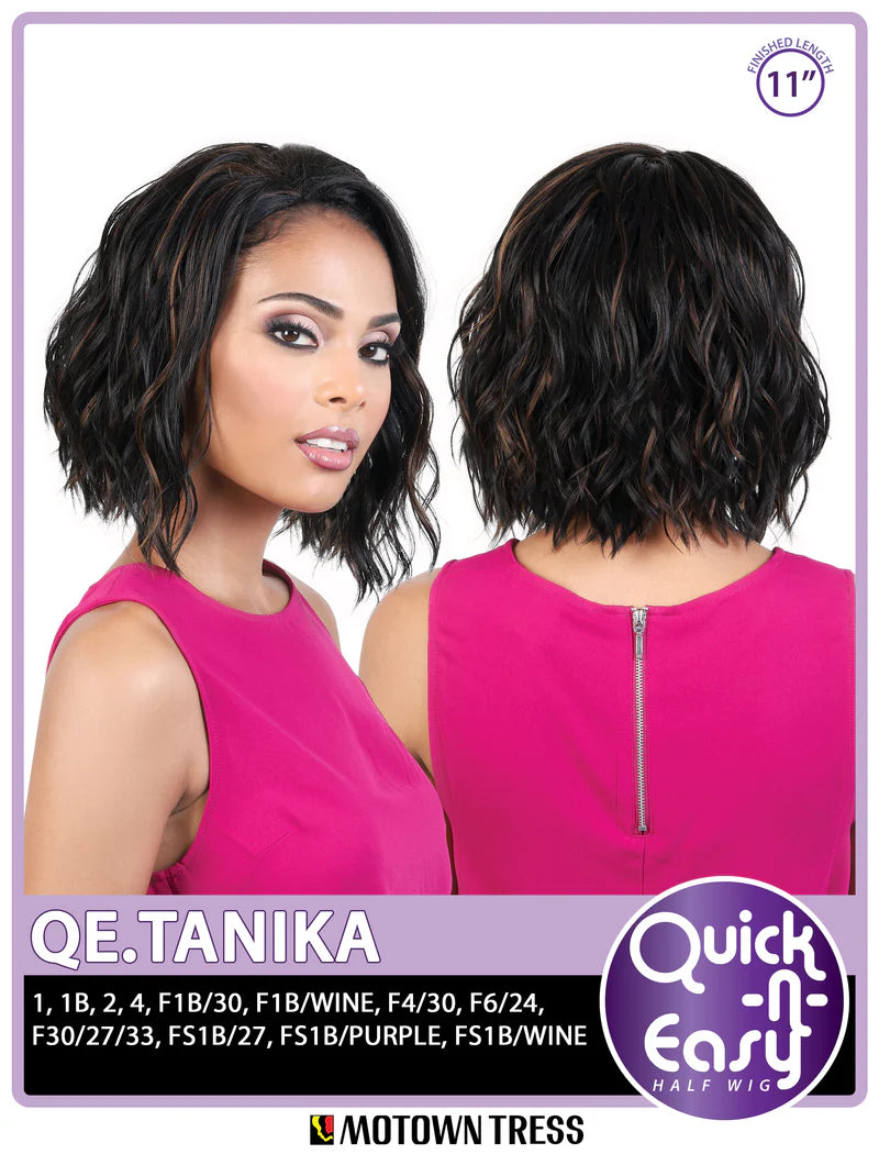 Motown Tress Quick N Easy Half Wig QE TANIKA - ANNS BEAUTY SUPPLY