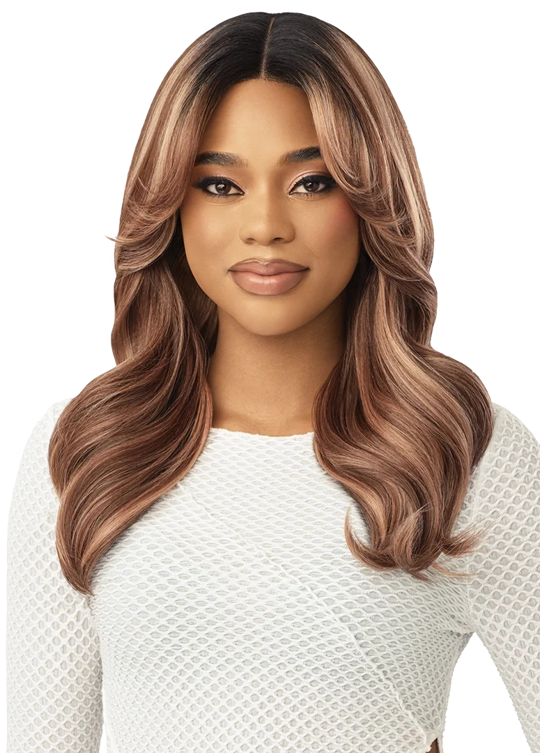 Outre Synthetic Glueless HD Transparent Lace Front Wig Kerrin QLKRN - Elevate Styles