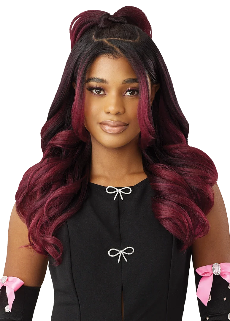 Outre Perfect Hairline True Frontal  13"x 6" HD Transparent Lace Front Wig Peak 704 QLPHLTFPK4 - ANNS BEAUTY SUPPLY