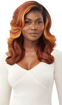 Outre Synthetic Sleek Lay Part HD Transparent Lace Front Wig Antalia 18