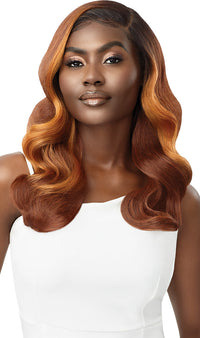 Outre Synthetic Sleek Lay Part HD Transparent Lace Front Wig Emmerie 20