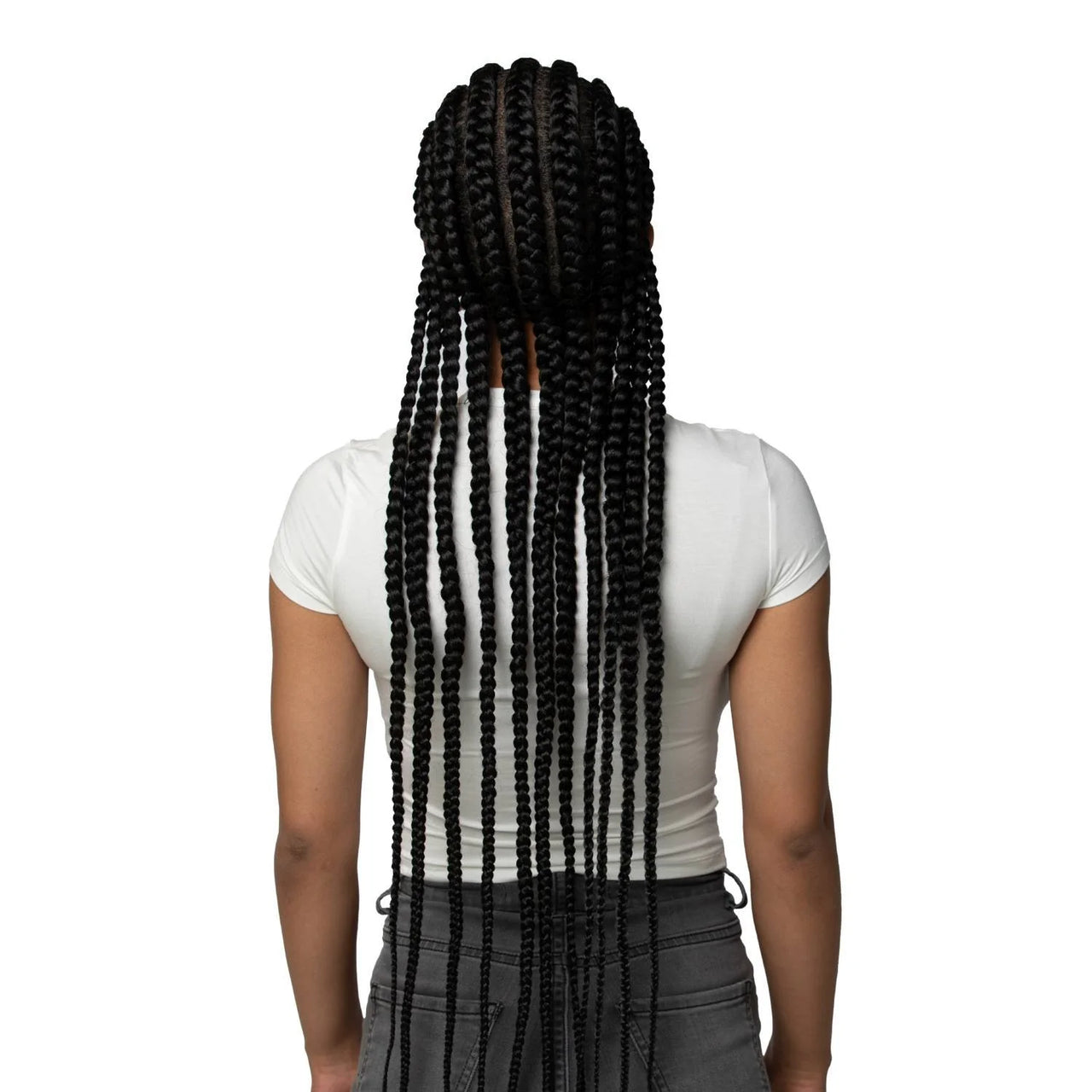 Queen B Braided Lace Wig Ghana Braid QLW301