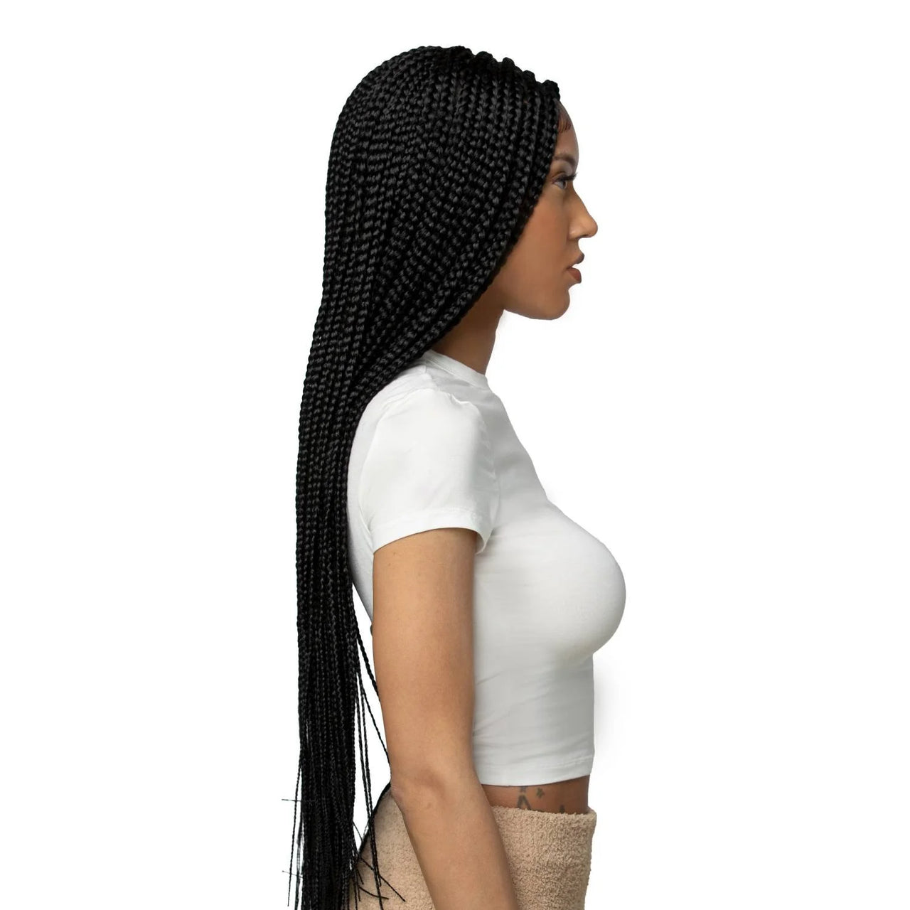 Queen B Braided Lace Wig Box Braid 36" QLW309