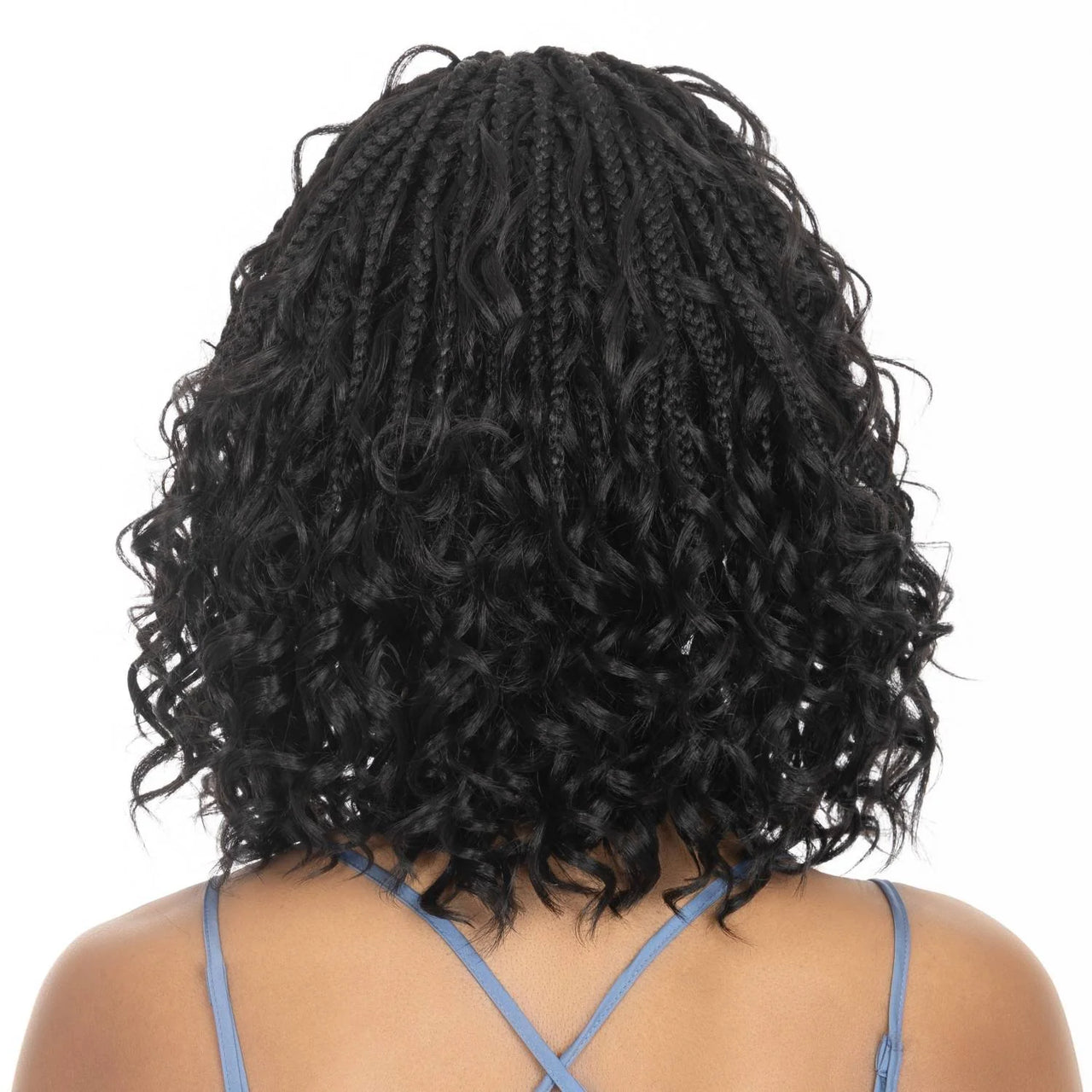 Queen B The Perfect Boho Braided Lace Wig QLW403 BOHO DEEP_COLOR 1B