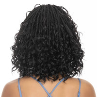 Queen B The Perfect Boho Braided Lace Wig QLW403 BOHO DEEP_COLOR 1B