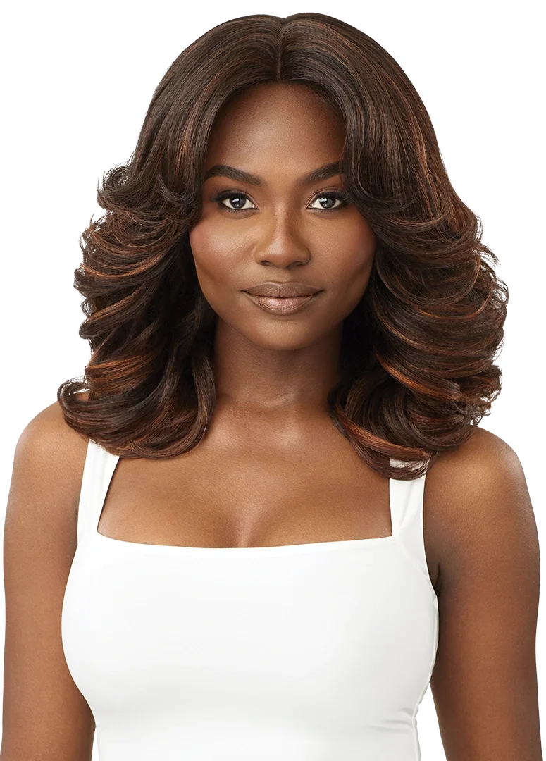 Outre Synthetic Glueless HD Transparent Lace Front Wig Alair QLALR - Elevate Styles