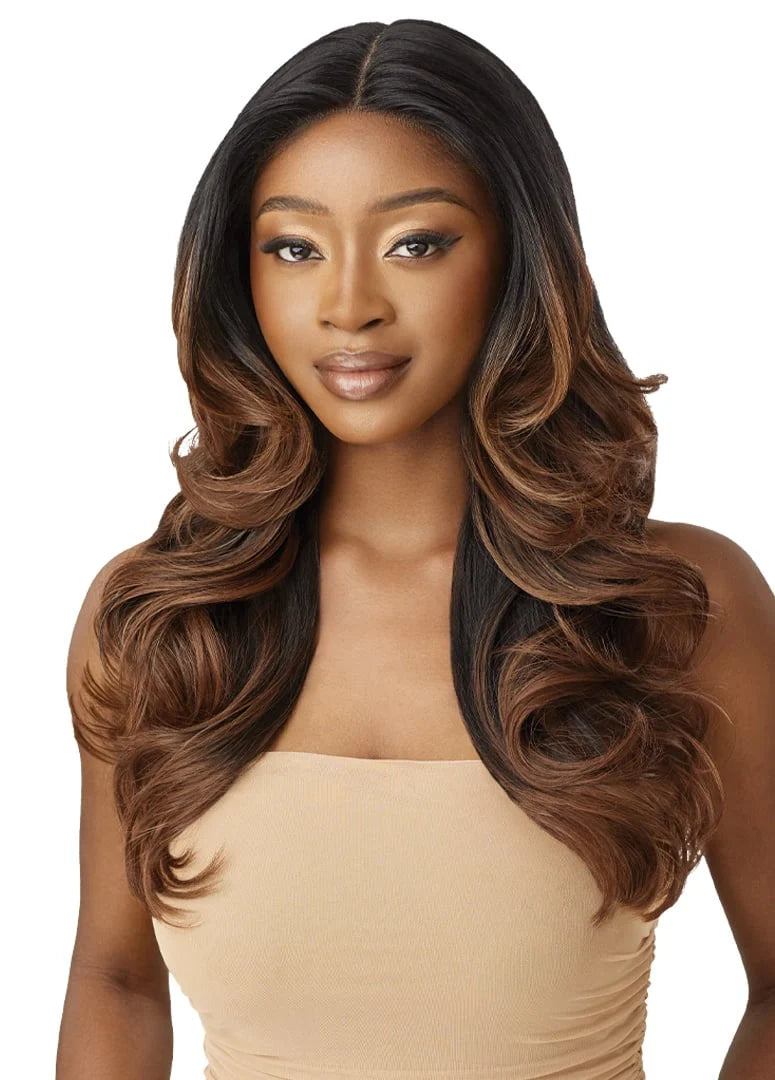 Outre Synthetic Glueless HD Transparent Lace Front Wig Brenae QLBRE - ANNS BEAUTY SUPPLY