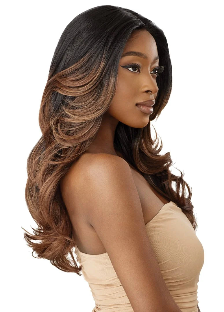 Outre Synthetic Glueless HD Transparent Lace Front Wig Brenae QLBRE - ANNS BEAUTY SUPPLY