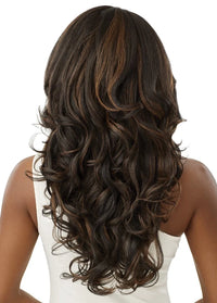 Outre Synthetic Glueless HD Transparent Lace Front Wig Gaia QLGAI * - ANNS BEAUTY SUPPLY