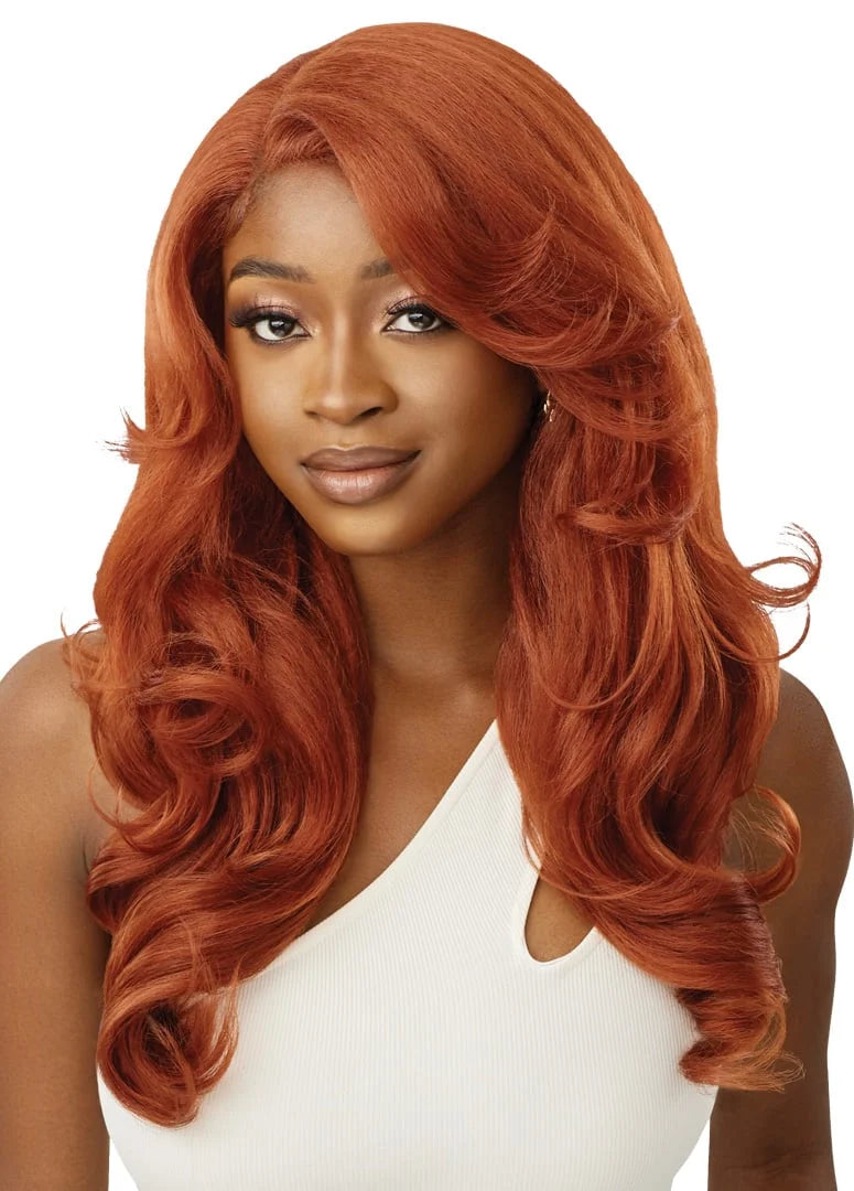 Outre Synthetic Glueless HD Transparent Lace Front Wig Gaia QLGAI * - ANNS BEAUTY SUPPLY