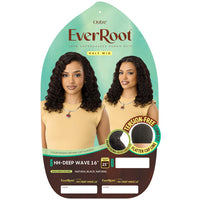 Outre EverRoot 100% Unprocessed Human Hair Half Wig – HH-Deep Wave 16
