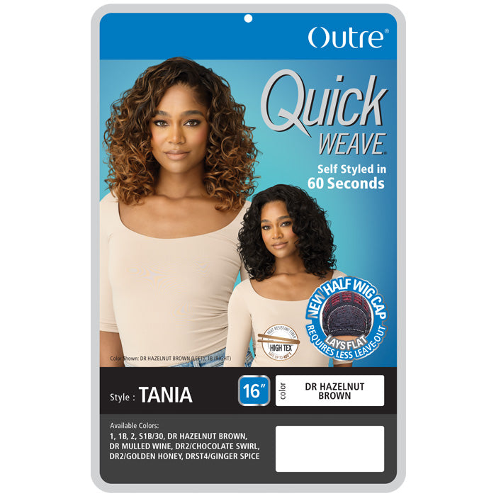 Outre Quick Weave Half Wig TANIA back view