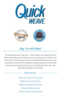 Outre Quick Weave Half Wig Deep Curl 14