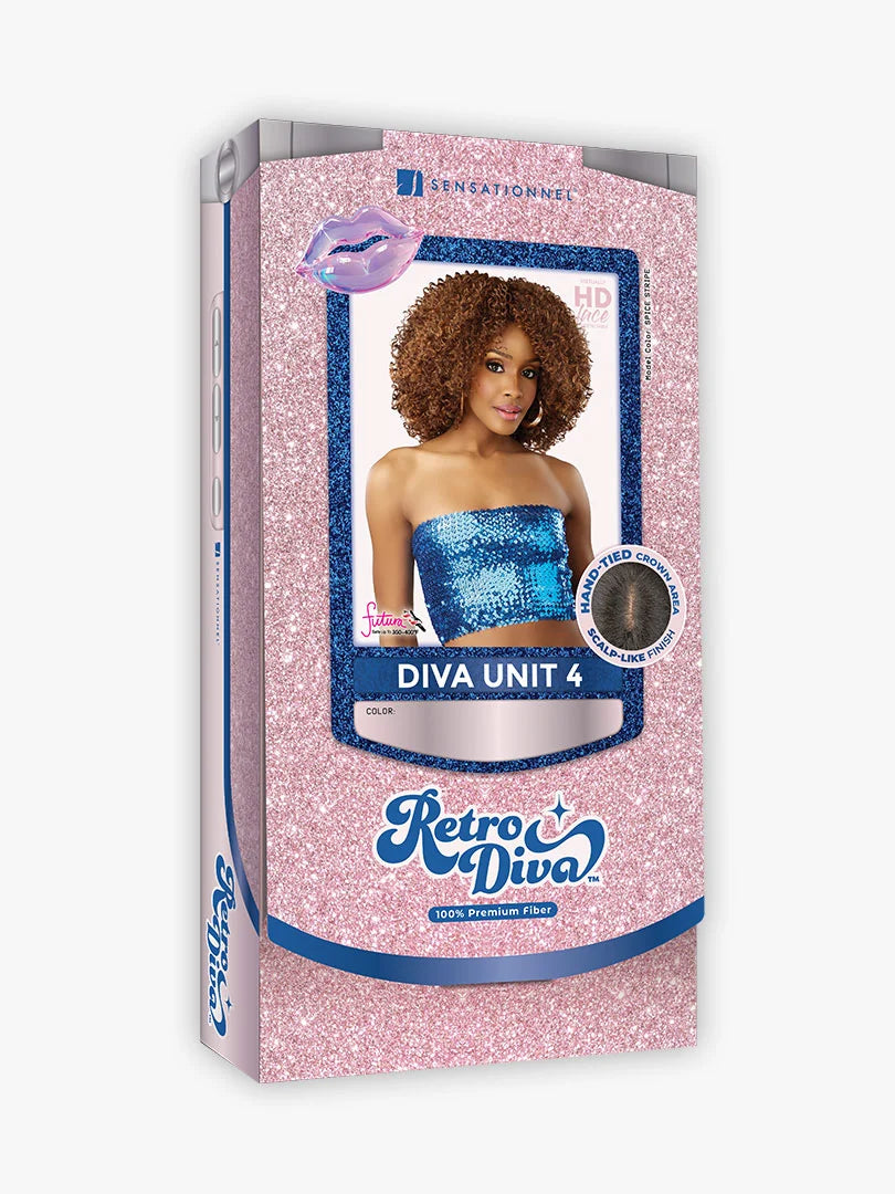 Sensationnel Retro Diva HD Lace Wig - DIVA UNIT 4
