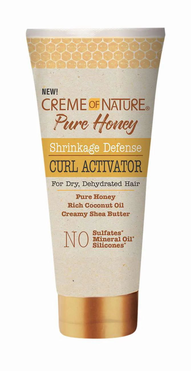 Creme of Nature Pure Honey Shrinkage Defense Curl Activator 10.5 Oz - ANNS BEAUTY SUPPLY
