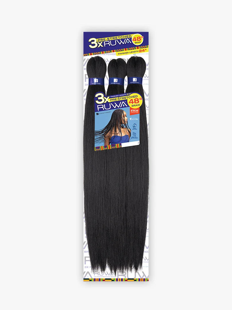 Sensationnel RUWA 3X Pre-Stretched Braid 48" - ANNS BEAUTY SUPPLY