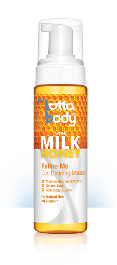 Lottabody® Refine Me Curl Defining Mousse with Milk & Honey