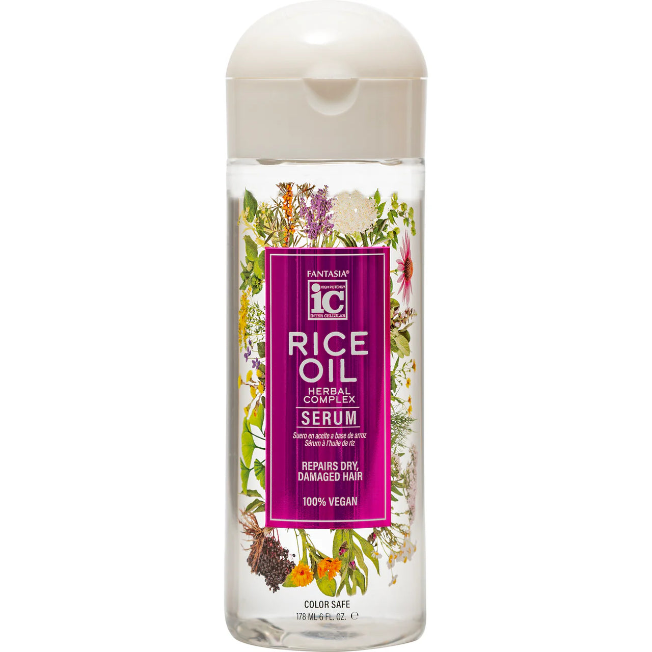 Fantasia IC Rice Oil Herbal Complex Serum 6 Fl. Oz. / 178 mL