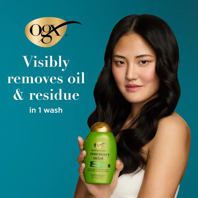 OGX Clarifying Strength + Rosemary Mint Shampoo 13 Fl. Oz. (385 ml)