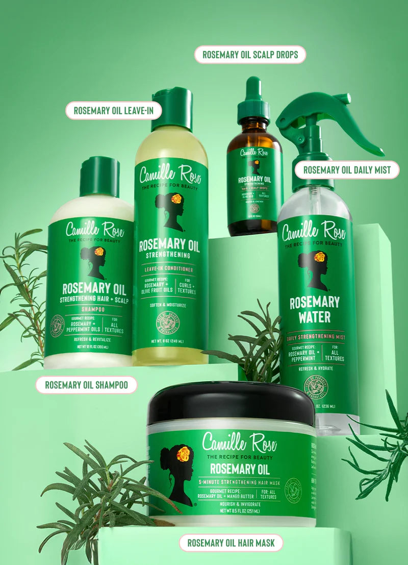 Camille Rose Rosemary Water Daily Strengthening Mist Net Wt 8 Fl Oz (236 mL)